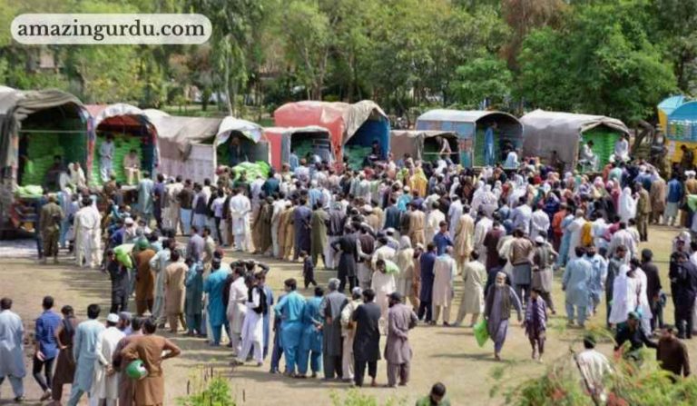 فوجی کی ٹانگ اور مفت آٹے کی لائن