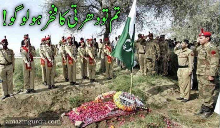 تم تو دھرتی کا فخر ہو لوگو