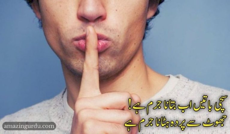 سچی باتیں اب بتانا جرم ہے