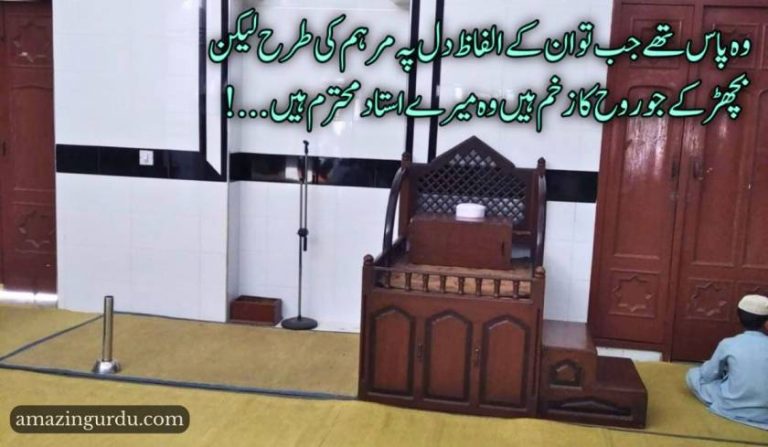 وہ دیں کے معمار اور بھرم ہیں وہ میرے استاد محترم ہیں