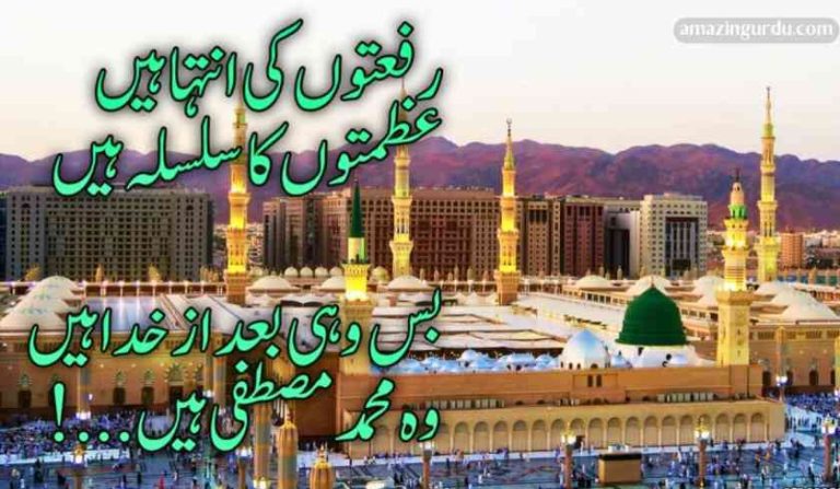 رفعتوں کی انتہا ہیں عظمتوں کا سلسلہ ہیں | نعت شریف