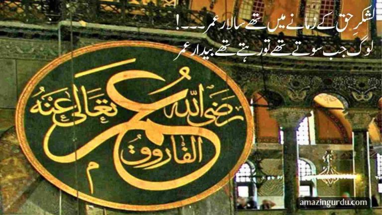 ہو کے شاہ نام فقیروں میں لکھانے والے | شان عمر فاروق رضی اللہ عنہ پر منقبت