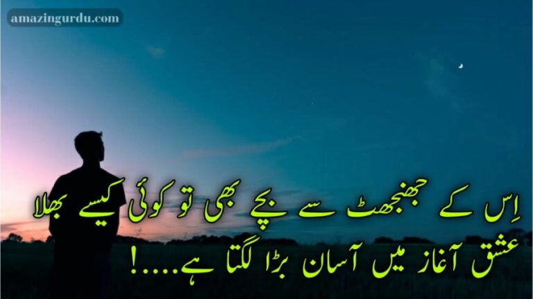 جب بھی ملتا ہے وہ انجان بڑا لگتا ہے | اردو اداس شاعری | urdu sad poetry 2 lines