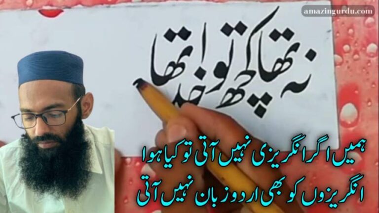 ہمیں اگر انگریزی نہیں آتی تو کیا ہوا ، انگریزوں کو بھی اردو زبان نہیں آتی | عتیق گورایا کے قلم سے