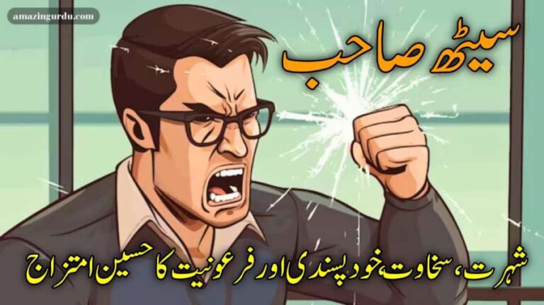 سیٹھ صاحب شہرت، سخاوت ، خود پسندی اور فرعونیت کا حسین امتزاج