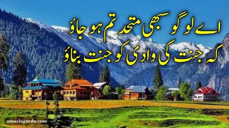اے لوگو سبھی متحد تم ہو جاؤ کہ جنت کی وادی کو جنت بناؤ | انقلابی اشعار